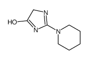 4H-Imidazol-4-one,1,5-dihydro-2-(1-piperidinyl)- (9CI) structure