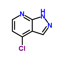 4-氯-1H-吡唑并[3,4-B]吡啶结构式
