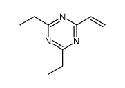 2-ethenyl-4,6-diethyl-1,3,5-triazine结构式