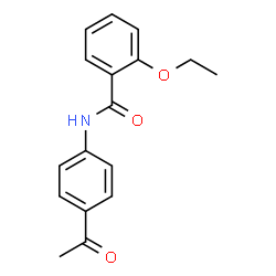 N-(4-Acetylphenyl)-2-ethoxybenzamide Structure