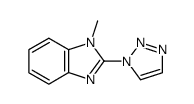 Benzimidazole, 1-methyl-2-(1H-1,2,3-triazol-1-yl)- (8CI) structure
