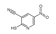 2-mercapto-5-nitronicotinonitrile structure