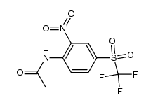 N-(2-nitro-4-trifluoromethylsulfonyl-phenyl)-acetamide Structure