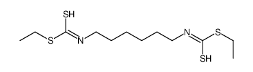 ethyl N-[6-(ethylsulfanylcarbothioylamino)hexyl]carbamodithioate Structure