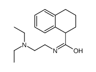 1,2,3,4-Tetrahydro-N-[2-(diethylamino)ethyl]-1-naphthalenecarboxamide Structure