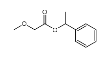 1-phenylethyl 2-methoxyacetate结构式