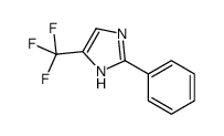 2-苯基-4-三氟甲基咪唑结构式