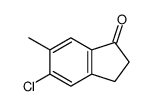 5-CHLORO-6-METHYL-1-INDANONE结构式