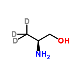 (2S)-2-Amino(3,3,3-2H3)propan-1-ol Structure