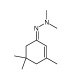 N,N-Dimethyl-N'-[3,5,5-trimethyl-cyclohex-2-en-(Z)-ylidene]-hydrazine Structure