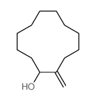 2-methylidenecyclododecan-1-ol structure