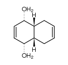 cis(4a,8a)-1ξ,4ξ-Dihydroxy-1,4,4a,5,8,8a-hexahydro-naphthalin Structure