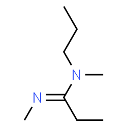 Propanimidamide,N,N-dimethyl-N-propyl-,(1E)-(9CI) structure