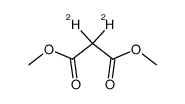 2,2-dideuterio-malonic acid dimethyl ester Structure
