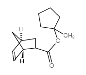 1-Methylcyclopentyl bicyclo[2.2.1]hept-5-ene-2-carboxylate Structure