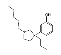 3-(1-Pentyl-3-propyl-3-pyrrolidinyl)phenol picture