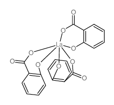 2-hydroxybenzoic acid; lanthanum Structure