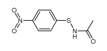 N-Acetyl-p-nitrobenzenesulfenamide Structure