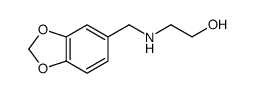 2-[(1,3-Benzodioxol-5-ylmethyl)amino]ethanol Structure