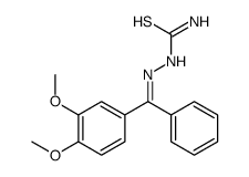 [[(3,4-dimethoxyphenyl)-phenylmethylidene]amino]thiourea结构式