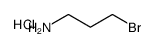 3-bromopropan-1-amine,hydrochloride结构式