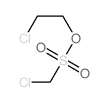 Methanesulfonic acid, chloro-, 2-chloroethyl ester structure