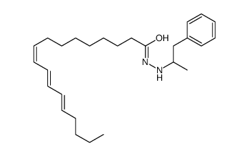 (9E,11E,13E)-N'-(1-phenylpropan-2-yl)octadeca-9,11,13-trienehydrazide结构式