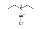 Au(Et2S)Cl Structure