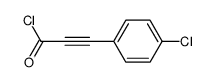 3-(4-chlorophenyl)propioloyl chloride Structure