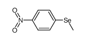 methyl 4-nitrophenyl selenide Structure