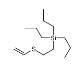 2-ethenylsulfanylethyl(tripropyl)silane结构式