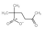 5-methyl-5-nitrohexan-2-one结构式