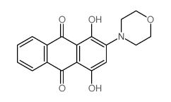 1,4-dihydroxy-2-morpholin-4-yl-anthracene-9,10-dione picture