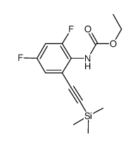 ethyl {2,4-difluoro-6-[(trimethylsilyl)ethynyl]phenyl}carbamate图片