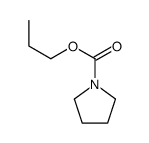1-Pyrrolidinecarboxylicacid,propylester(9CI)结构式