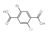 2-溴-5-氯-1,4-苯二甲酸结构式