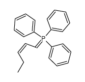 (Z)-pent-2-en-1-ylidenetriphenyl-l5-phosphane Structure
