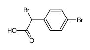 bromo-(4-bromo-phenyl)-acetic acid Structure
