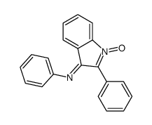 1-oxido-N,2-diphenylindol-1-ium-3-imine结构式