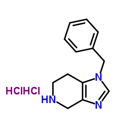 1-Benzyl-4,5,6,7-tetrahydro-1H-imidazo[4,5-c]pyridine dihydrochloride结构式