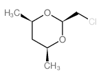 (4S,6R)-2-(chloromethyl)-4,6-dimethyl-1,3-dioxane Structure