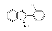 2-(2-bromophenyl)-3-imino-indole Structure