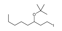 1-iodo-3-[(2-methylpropan-2-yl)oxy]octane Structure