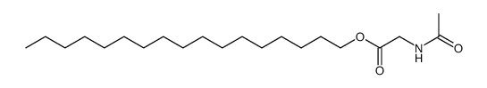 N-acetyl-glycine heptadecyl ester结构式