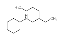 n-(2-ethylhexyl)cyclohexylamine Structure