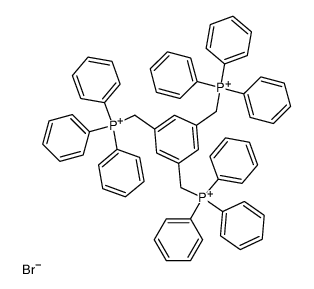 [benzene-1,3,5-triyltris(methylene)]tris(triphenylphosphonium) tribromide Structure