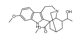 20-hydroxy-13-methoxy-ibogamine-18-carboxylic acid methyl ester Structure