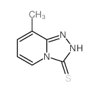 1,2,4-Triazolo[4,3-a]pyridine-3(2H)-thione,8-methyl- Structure