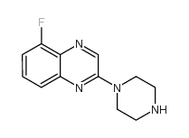 5-Fluoro-2-piperazin-1-yl-quinoxaline Structure