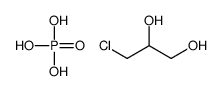 1,2-Propanediol, 3-chloro-, phosphate Structure